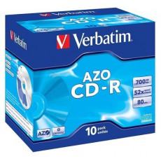 CD-R Verbatim 80 slim Crystal AZO (10ks)