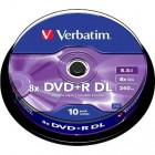 DVD+R Verbatim 8,5Gb spindl (10ks)