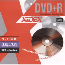 DVD-R Xidex 4,7GB 4x (1ks)