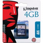 Paměťová karta SDHC 4GB class 4 Kingston