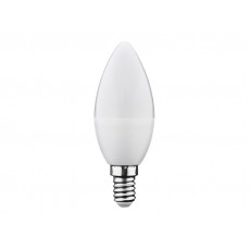 Žárovka LED E14 6W bílá teplá svíčková