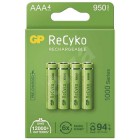 Baterie nabíjecí GP LR03 ReCyko AAA(4ks) (mikrotužkové)